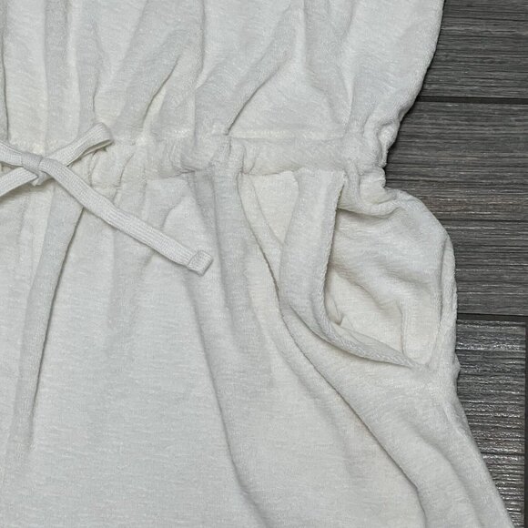 Old Navy Terry Shorts Romper Womens Large One Piece Romper Tank Drawstring Waist - Picture 11 of 13